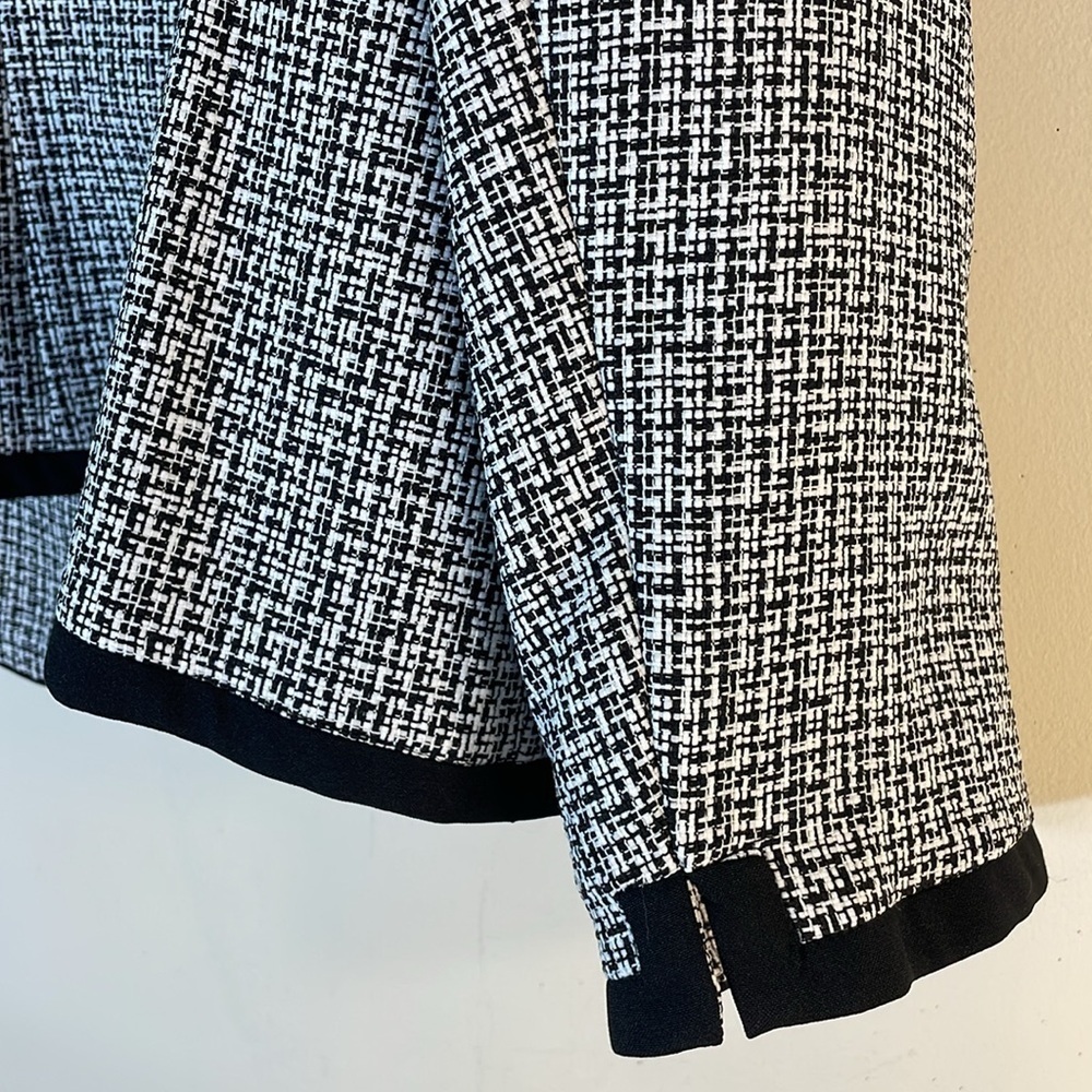 Emily Colorblock Tweed Jacket Machine Washable. 20W. NWT. - Picture 12 of 12